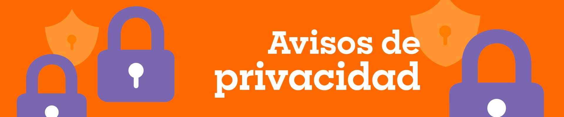 Icono de aviso de privacidad
